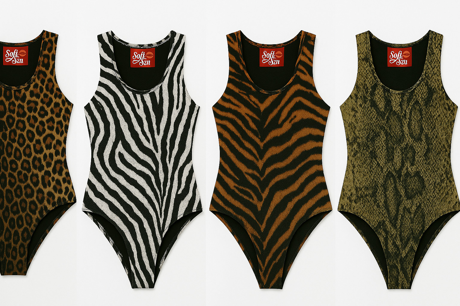 Animal Print Bodysuits